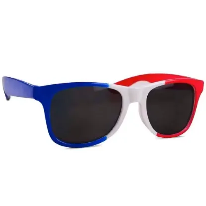 Image de Lunette de soleil fantaisie tricolore